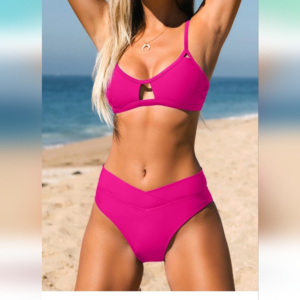 Women's Pink Bikini Set
